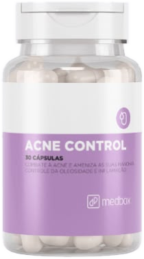 Frasco Acne Control, 30 cápsulas